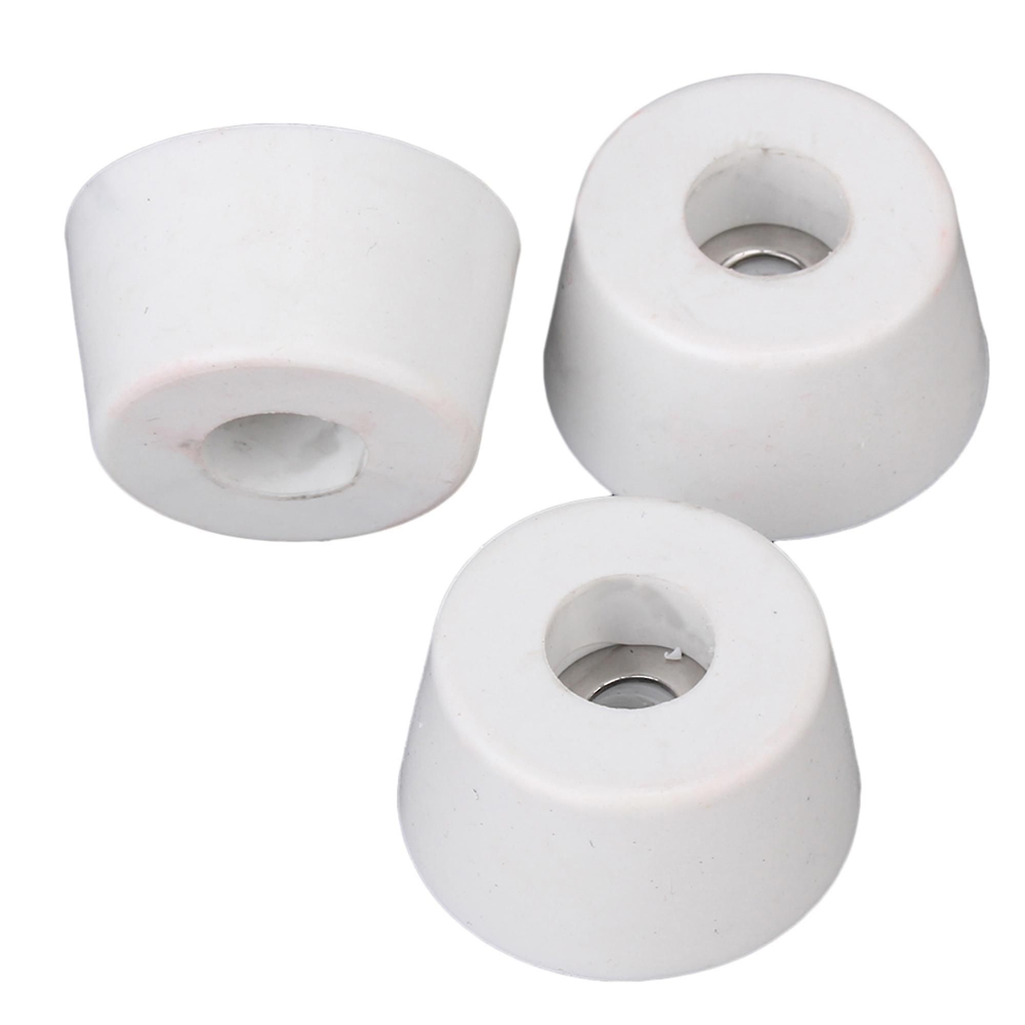 10pcs Blanc Caoutchouc Antidérapant Meuble Meubles Pieds Pad Bumper...