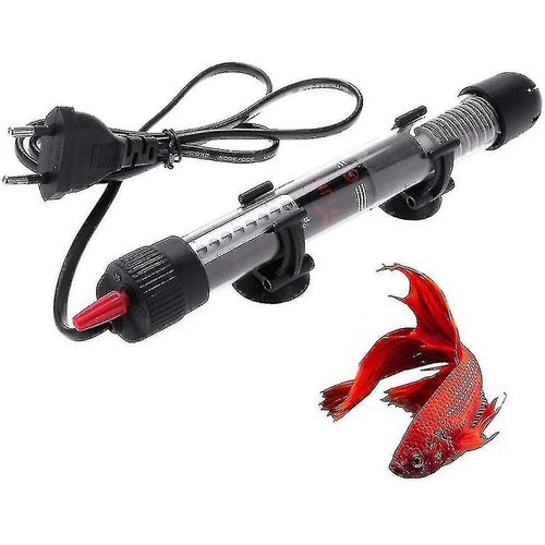 Chauffe-Aquarium, Chauffe-Aquarium Submersible, Chauffage Submersible D¿Aquarium, Chauffage D¿Aquarium 50w, Chauffage D¿Aquarium Noir, Réglable, Avec Indicateur Ligh