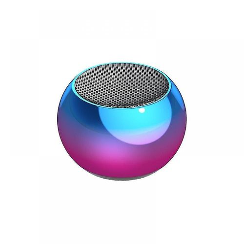 Haut-parleur Bluetooth, Mini haut-parleur sans fil portable, Appairage stéréo audio riche en basses percutantes, Taille de poche de poche 10h Temps de lecture intégré dans le micro