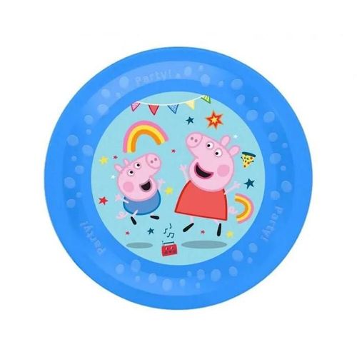 Assiette Plate Peppa Pig En Mélamine Micro Ondable
