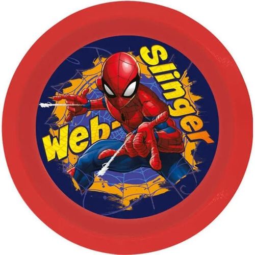 Assiette Plate Spiderman Marvel En Mélamine Micro Ondable