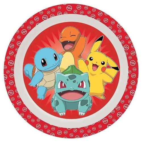 Assiette Plate Pokemon En Mélamine Micro Ondable