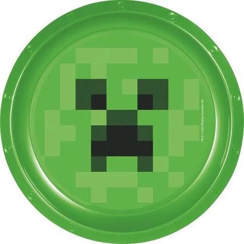 Assiette Plate Minecraft En Mélamine