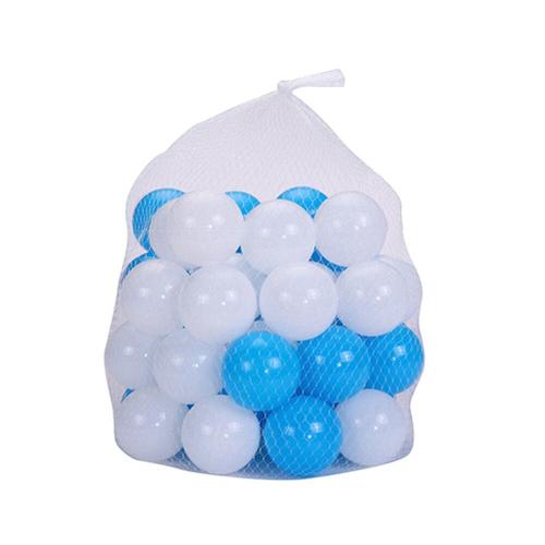 50pcs 7cm Balles En Plastique Pit Balls Crush Proof Thicked Ocean Balls Avec Mesh Bag Playballs Jouet Pour Enfants B¿¿B¿¿ (Couleur Assortie)
