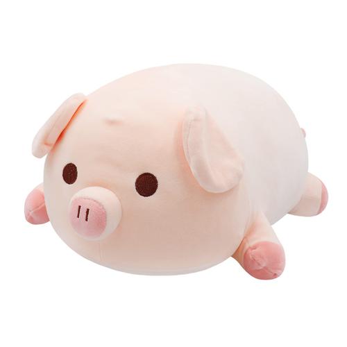 Cochon En Peluche Oreiller En Peluche Potelé Jouets En Peluche Oreiller Animal Réaliste Peluche Cochon Mignon Coussin Cadeau De Noël Jouet Cadeau D'anniversaire Pour Familles Coussin Doux 19,6 Pouces