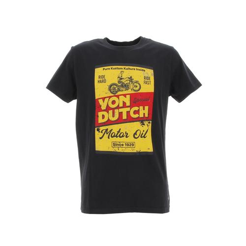 Tee Shirt Manches Courtes Von Dutch Tshirt Von Dutch Homme Co Noir