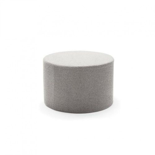 Innovation Living Pouf Design Pauke Pouf Ø62 Tissu 533 Bouclé Gris Cendre