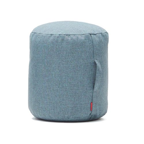 Pouf Design Butt Fauteuil Sac Ø45-50 Tissu Mixed Dance Bleu Clair