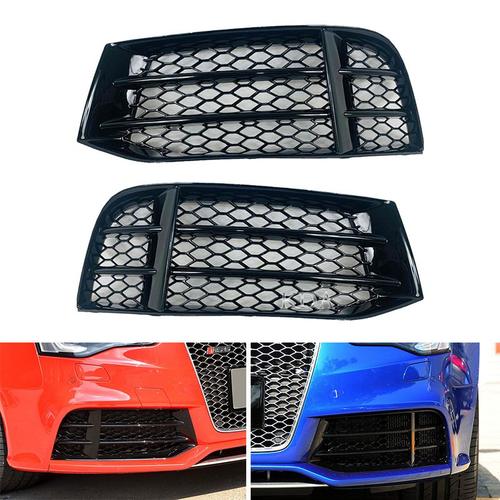 Grille De Pare-Chocs Avant Antibrouillard En Accent D'abeille Pour Audi Rs5 2013-2016