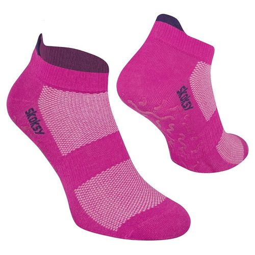 Zooksy Chaussettes Coton Antidérapantes Parfaites Yoga Et Pilates Semelle De Sécurité 41-46 Rose