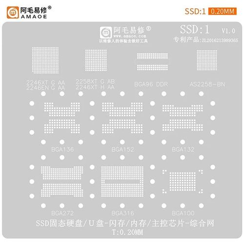 Bga Reballing Reball Stbbles Pour Emmc,Emcp,Uelasticity,Ddr,Ssd,Nand,Flash Memory,Hdd,Bincome,153 Bincome,254b-Income,162 Bincome,Rational,186,221 - Type Ssd 1