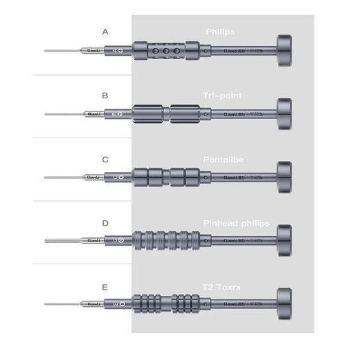 Qianli-Tournevis Magnétique 3d Ql Itor,Lot Dur Haute Pression,Outil De Réparation Pour Samsung Ip Ipad - Type Abcde