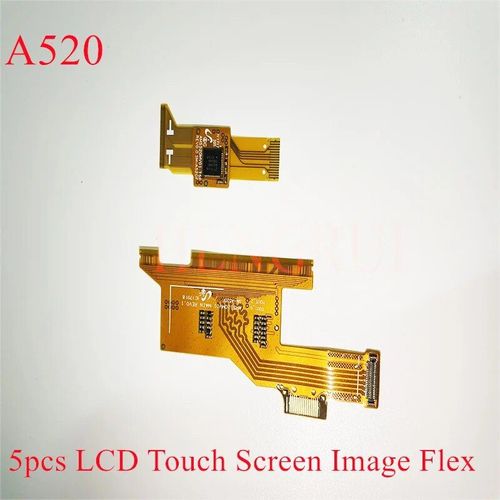 Écran Tactile LCD avec Câble Flexible pour Samsung Série A,A3,A5,A7,A8,A9,A310,Aouvriers,AAndalousie,Abarding,A320,A520,A720,A920,A10,A20,A30,5 Pièces - Type A520