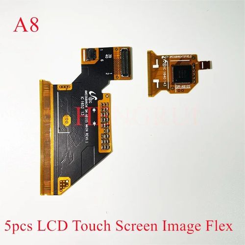 Écran Tactile LCD avec Câble Flexible pour Samsung Série A,A3,A5,A7,A8,A9,A310,Aouvriers,AAndalousie,Abarding,A320,A520,A720,A920,A10,A20,A30,5 Pièces - Type A8