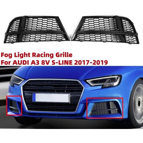 Calandre Antibrouillard Pour Audi A3 (8v) S-Line Berline/Sportback / Convertible