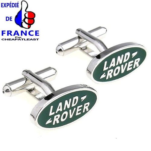 Paire De Boutons De Manchettes Land Rover Range Evoque Discovery Defender Disco Velar Sport Vogue - Bijoux_Homme_Cadeau_Noel_Saint_Valentin_Anniversaire_Cheapatleast 1191