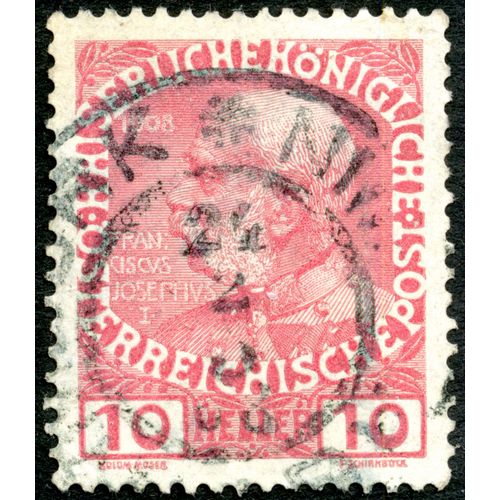 Timbre Oblitéré Osterreichische Post, 10