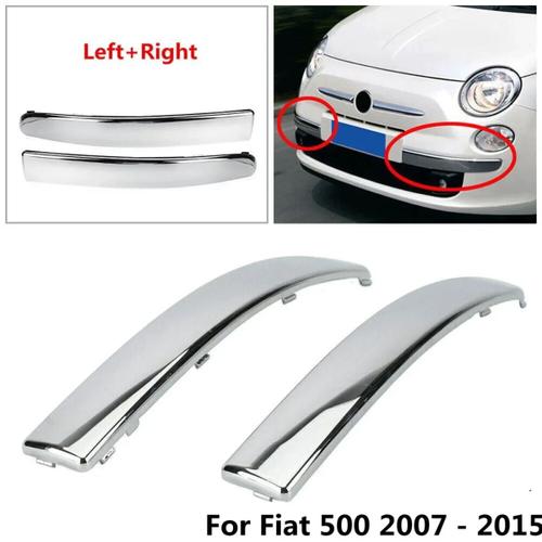 Garniture Pare-Chocs Chrome Pour Fiat 500 2007-2015