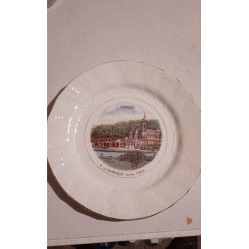 Assiette Décorative Lourdes 20cm
