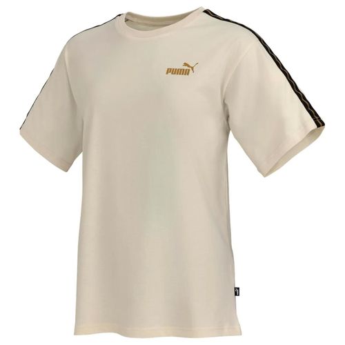 Tee Shirt Manches Courtes Puma Ess + Mnimal Gold Tee Beige