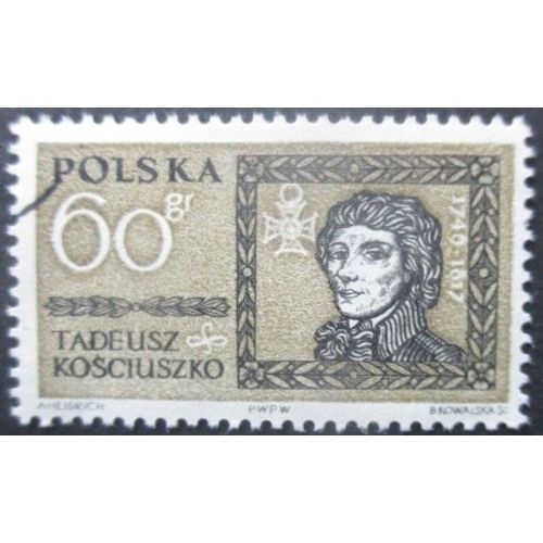 Pologne N°1099 Tadeusz Kosciuszko Oblitéré