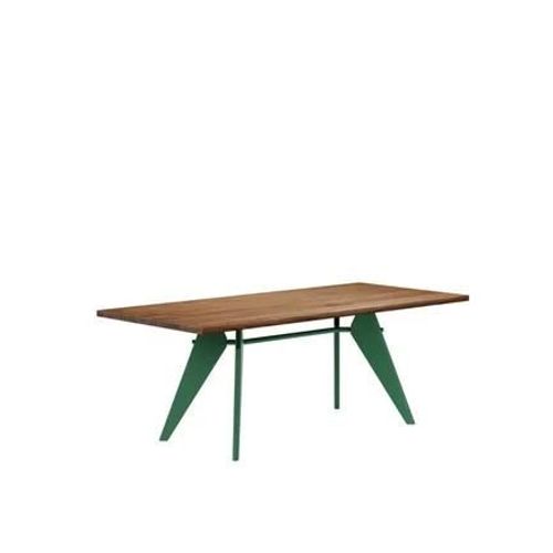 Vitra - Em Table - 200 Cm - Prouvé Blé Vert - Noyer Américain - Marron