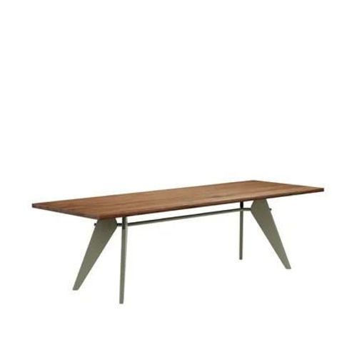 Vitra - Em Table - Prouvé Gris Vermeer - Noyer Américain - 260 Cm - Marron