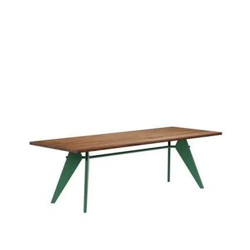 Vitra - Em Table - 240 Cm - Prouvé Blé Vert - Noyer Américain - Marron