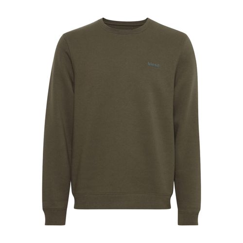 Sweat Blend Bhdownton Crew Neck Sweatshirt Kaki