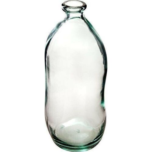 Vase bouteille en Verre recycl? H 35 cm