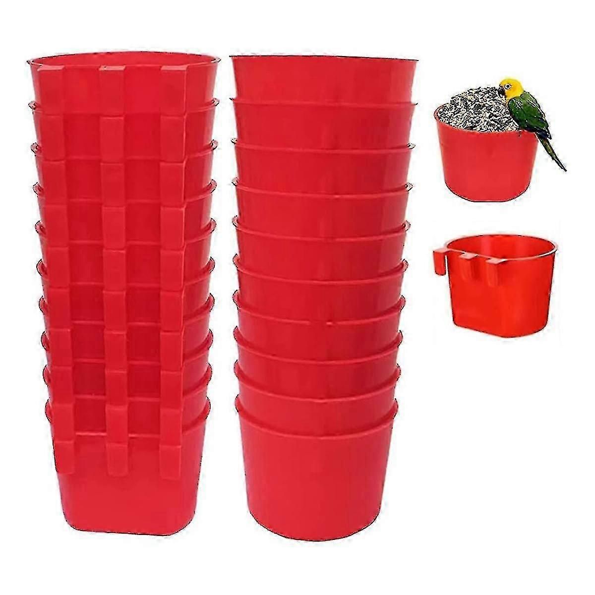 Poulets Mangeoires De Lapin Pour Cage, Tasse Suspendue De Mangeoire...