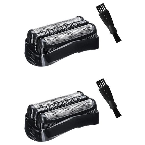 2x 21b Hommes Rasoir Tête De Remplacement Compatible Braun Series 3 301s 310s 320s 330s 340s 360s 3010s 3020s 3030s 3040