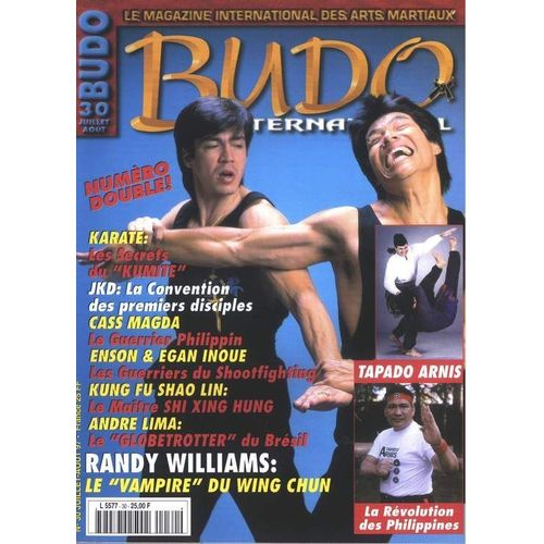 Budo International  N° 30 : Numero Double Été, Randy William Le Vampire Du Wing Chun