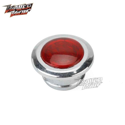 Couvercle De Lentille D'indicateur De Clignotant De Moto Pour Honda Cb1000 Gl1500 Vt750c Shadow Ca125 Cmx 250c Rebel High Beam Fuel Cap - Type Rouge