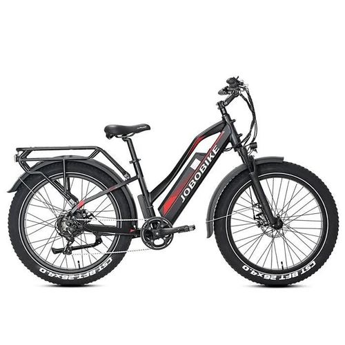 Fat Bike Jobobike Robin Step-Thru Vélo Électrique, Roue 26 », 250w 48v 14ah Noir