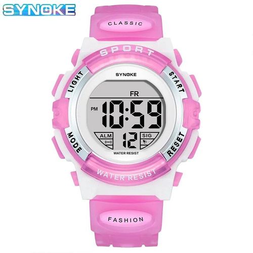 Montre Numérique De Sport Étanche Pour Femme,Montre-Bracelet Électronique,Chronographe,Mode Fille Et Garçon,Tendance Shoous - Type Pink Watch