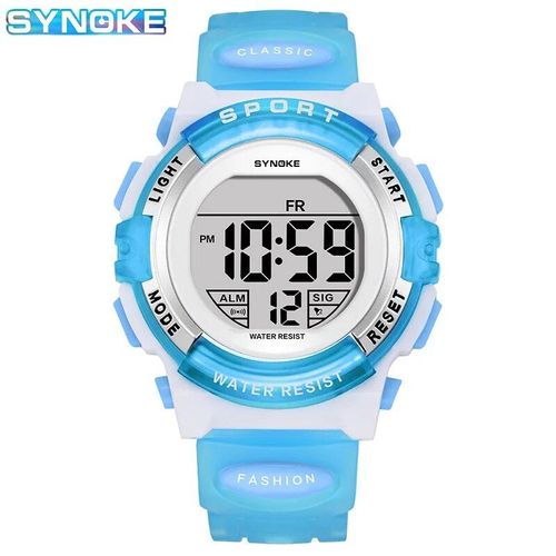 Montre Numérique De Sport Étanche Pour Femme,Montre-Bracelet Électronique,Chronographe,Mode Fille Et Garçon,Tendance Shoous - Type Blue Watch