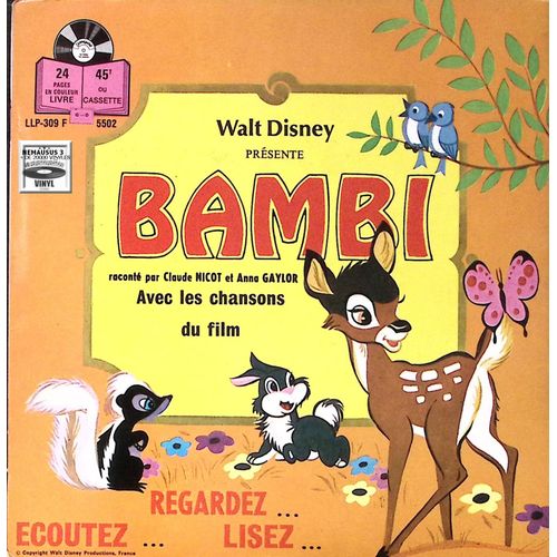 Bambi - Walt Disney - Claude Nicot & Anne Gaylor -