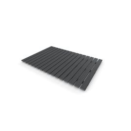 Caillebotis en Bois Composite Gris pour Cabine rectangulaire - Dimensions 130 x 76 cm