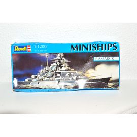 Maquette Revell Au 1/1200 Navire Bismarck-Revell