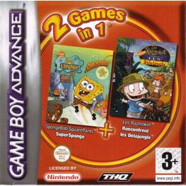 Bob L'eponge + Les Razmoket - 2 Jeu En 1 Game Boy Advance