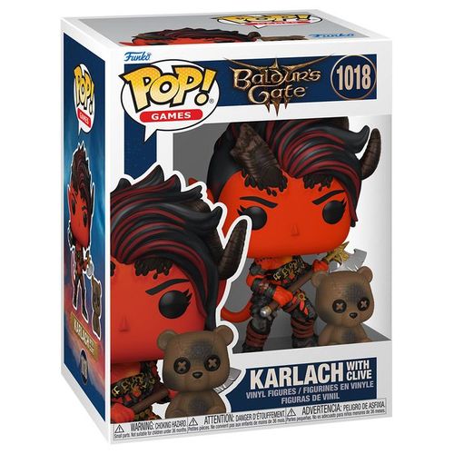 Figurine Funko Pop - Baldur's Gate N°1018 - Karlach Avec Clive (84957)