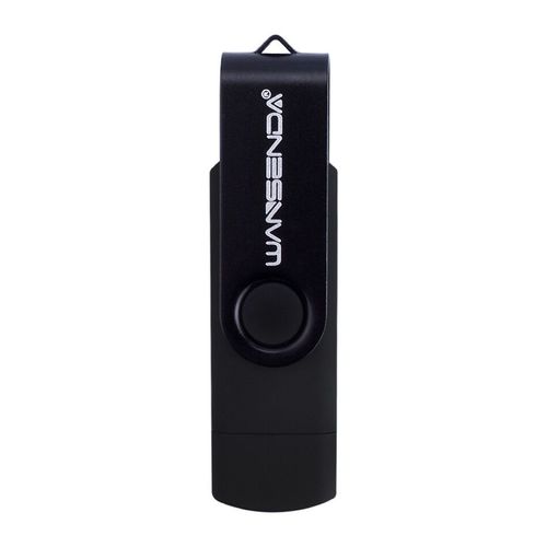 Wansenda OTG USB flash drive 4 GB 8 GB 16 GB 32 GB pour Android/Tablet/PC USB 2.0 Pendrives haute qualité pen drive livraison paquet - Type Black-4 GO