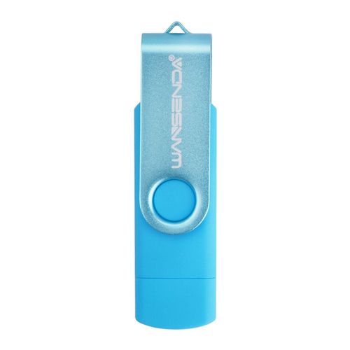 Wansenda OTG USB flash drive 4 GB 8 GB 16 GB 32 GB pour Android/Tablet/PC USB 2.0 Pendrives haute qualité pen drive livraison paquet - Type Bleu-4 GO
