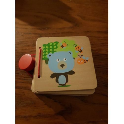 Livre Pour Bébé En Bois