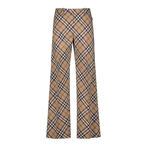 Burberry - Trousers > Wide Trousers - Beige