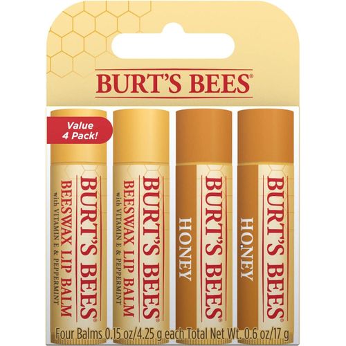 100% Natural Moisturising Baume À Lèvres Original Beeswax Avec Vitamin E/Peppermint Oil/Honey 17 G 