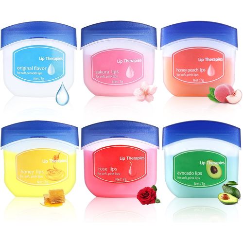 Lot De 6 Baumes À Lèvres Hydratants Naturels-Baume À Lèvres Hydratant-Baume À Lèvres Longue Durée-Masque De Sommeil 