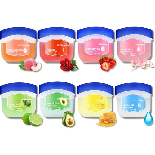 Lip Therapy 8 Pièce,Baume À Lèvres Hydratant,Soins Pour Les Lèvres,Baume À Lèvres Naturel Hydratant,Pour É Claircir Les Rides Des Lèvres,Soin Des Lèvres Et Hydrater 
