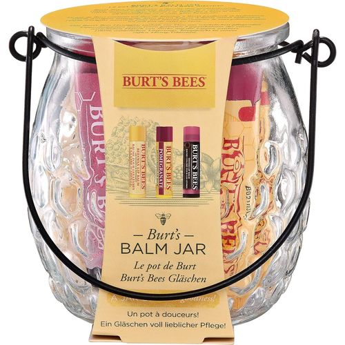 Coffret Baume-1 Baume Lèvres Cire D`Abeille 100 % Naturel,Vitamine E Et Menthe Poivrée (4,25 G),1 Baume À Lèvres Coloré À L`Hibiscus (4,25 G) Et 1 Baume À Lèvres À La Grenade (4,25 G) 
